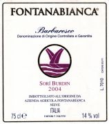 Barbaresco_Fontanabianco_Burdin 2004